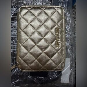 MZ Wallace passport organizer wallet Champagne Candy NEW